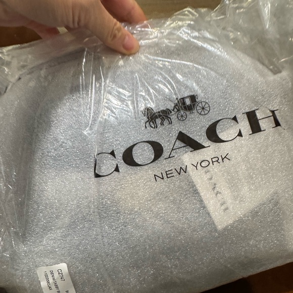 NWT Coach tabby backpack denim - Picture 2 of 11